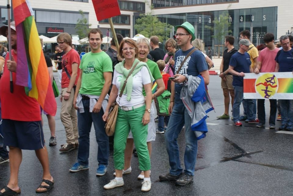 Bei der Demo